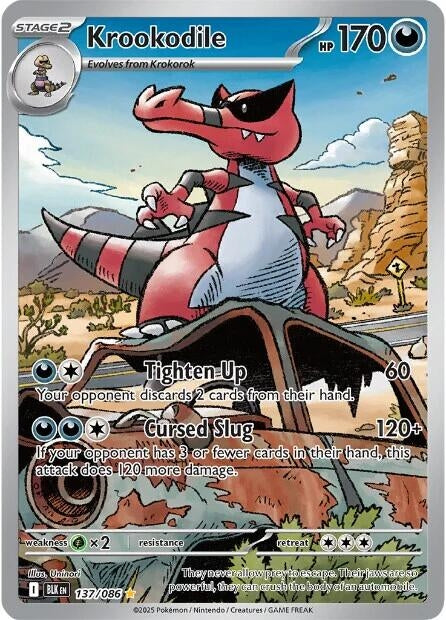 Image for Krookodile (137/086) (SV: Black Bolt) - Pokemon