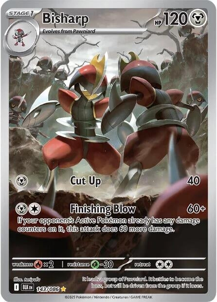 Image for Bisharp (143/086) (SV: Black Bolt) - Pokemon