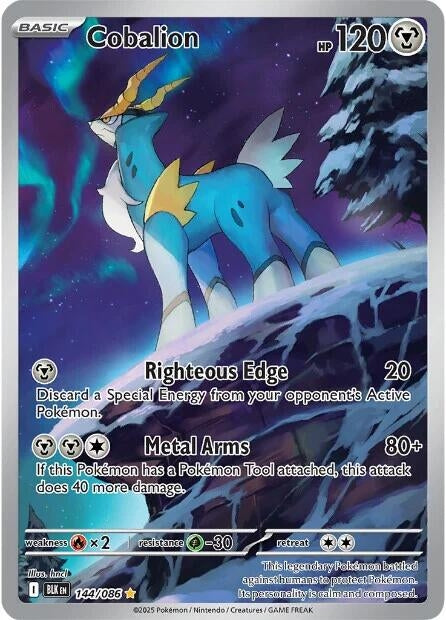 Image for Cobalion (144/086) (SV: Black Bolt) - Pokemon