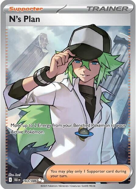 Image for N's Plan (163/086) (SV: Black Bolt) - Pokemon