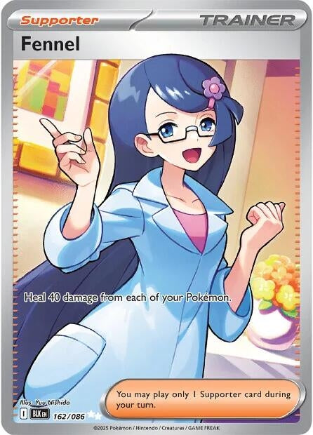 Image for Fennel (162/086) (SV: Black Bolt) - Pokemon