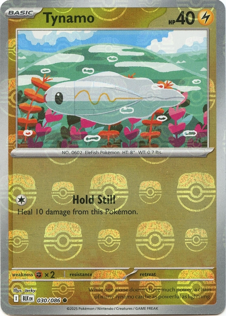 Image for Tynamo (Master Ball Pattern) (030/086) (SV: Black Bolt) - Pokemon