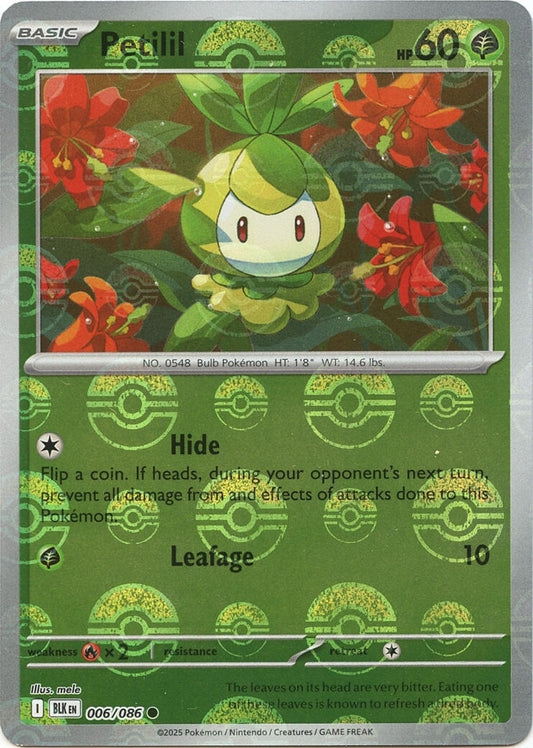 Image for Petilil (Poke Ball Pattern) (006/086) (SV: Black Bolt) - Pokemon