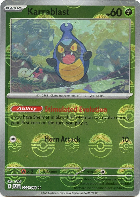 Image for Karrablast (Poke Ball Pattern) (009/086) (SV: Black Bolt) - Pokemon