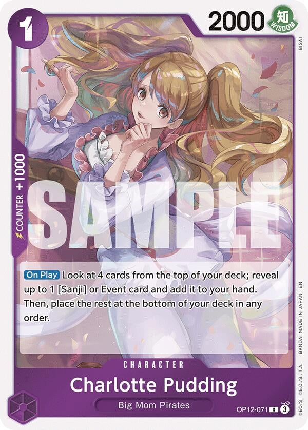 Image for Charlotte Pudding (OP12-071) (Legacy of the Master) (OP12) - One Piece Card Game
