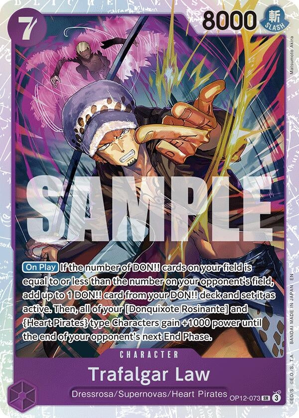 Image for Trafalgar Law (073) (OP12-073) (Legacy of the Master) (OP12) - One Piece Card Game