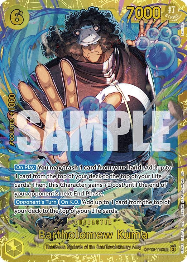 Image for Bartholomew Kuma (OP12-119) (Legacy of the Master) (OP12) - One Piece Card Game