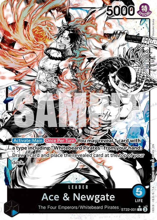 Ace & Newgate (Parallel) (ST22-001) (ST-22: Starter Deck 22 Ace & Newgate)