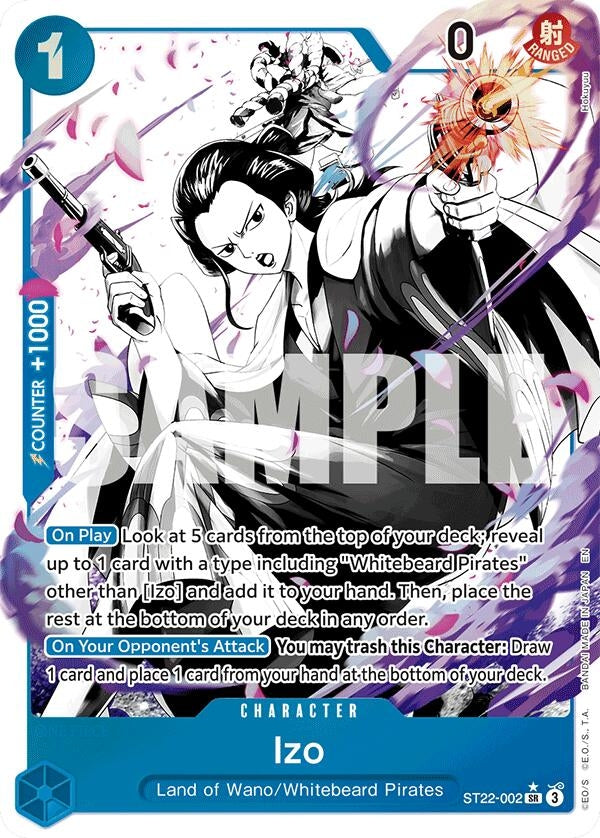 Izo (Parallel) (ST22-002) (ST-22: Starter Deck 22 Ace & Newgate)