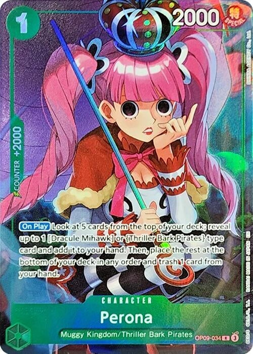 Perona (Illustration Box Vol.4) (OP09-034) (One Piece Promotion Cards)