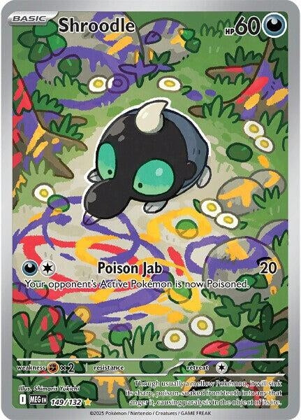 Image for Shroodle (149/132) (ME01: Mega Evolution) - Pokemon