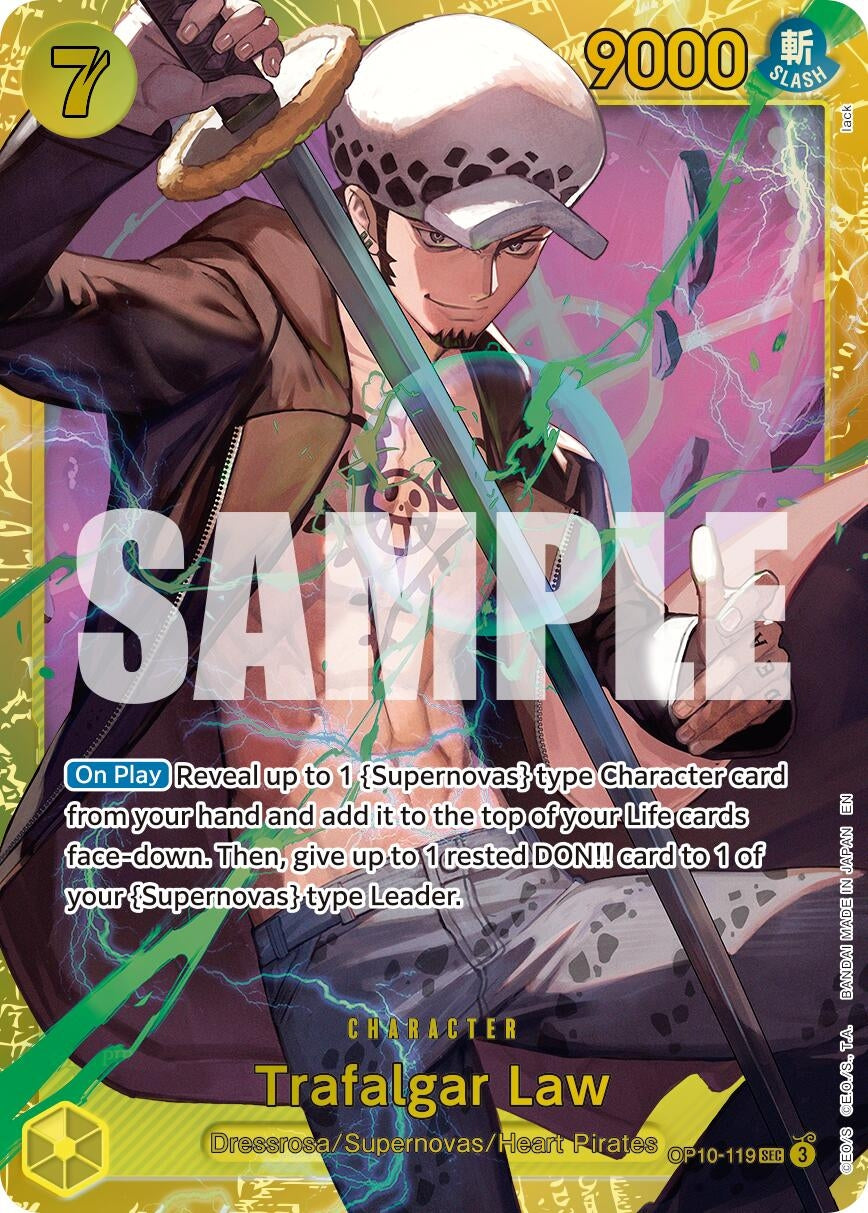 Trafalgar Law - OP10-119 (Reprint) (OP10-119) (Premium Booster -The Best- Vol. 2)