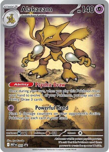 Image for Alakazam - 009 (009) (ME: Mega Evolution Promo) (MEP) - Pokemon
