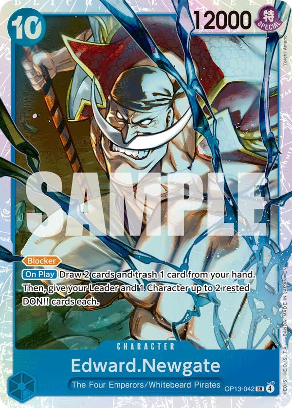 Image for Edward.Newgate (OP13-042) (Carrying On His Will) (OP13) - One Piece Card Game