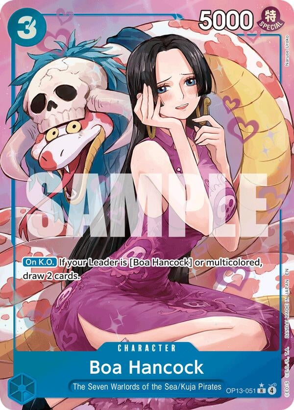 Image for Boa Hancock (Alternate Art) (OP13-051) (Carrying On His Will) (OP13) - One Piece Card Game