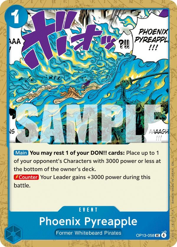Image for Phoenix Pyreapple (OP13-058) (Carrying On His Will) (OP13) - One Piece Card Game