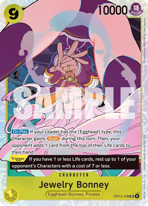 Image for Jewelry Bonney (108) (OP13-108) (Carrying On His Will) (OP13) - One Piece Card Game