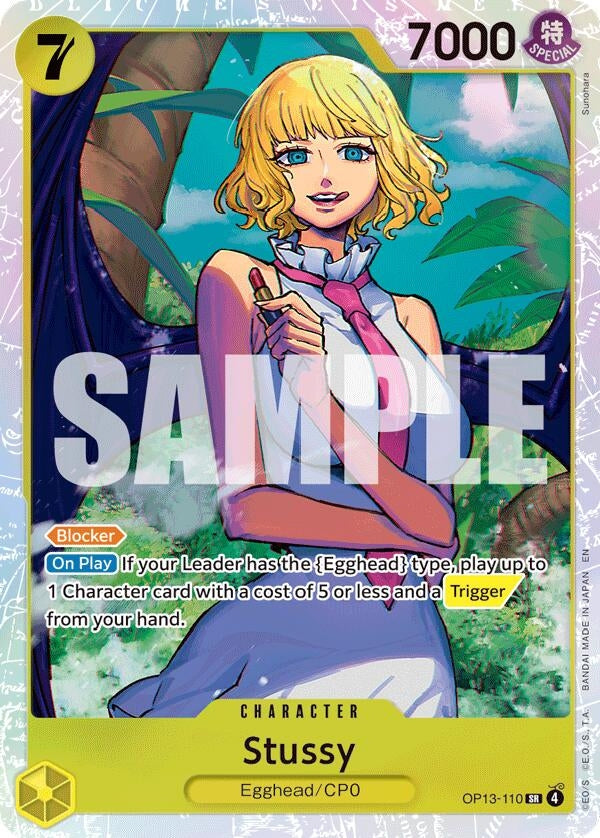 Image for Stussy (OP13-110) (Carrying On His Will) (OP13) - One Piece Card Game
