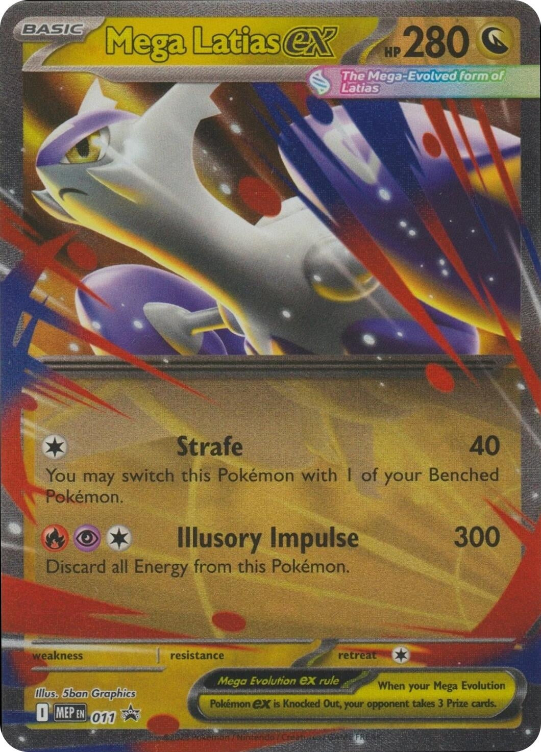 Image for Mega Latias ex - 011 (011) (ME: Mega Evolution Promo) (MEP) - Pokemon
