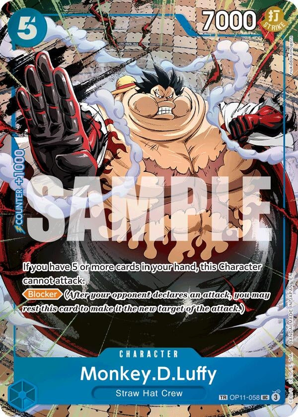 Image for Monkey.D.Luffy - OP11-058 (TR) (OP11-058) (Carrying On His Will) (OP13) - One Piece Card Game