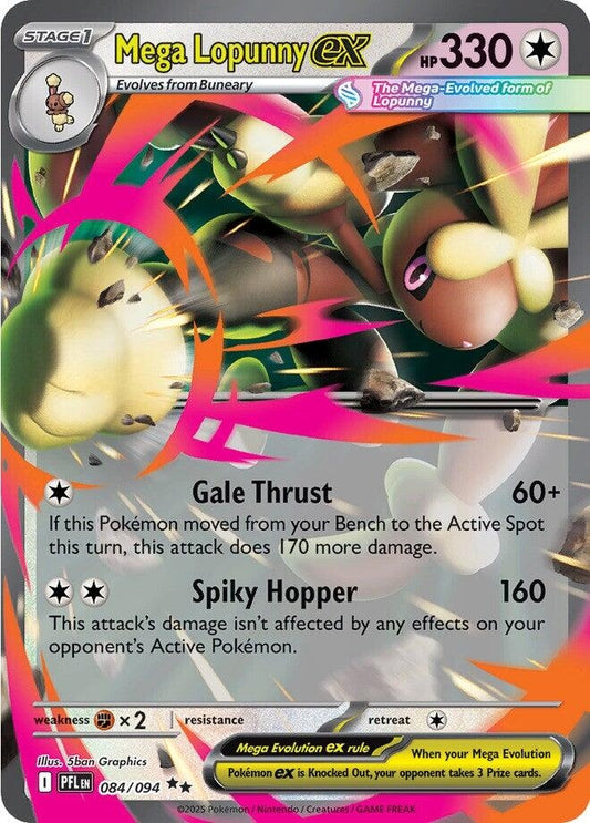 Image for Mega Lopunny ex (084/094) (ME02: Phantasmal Flames) - Pokemon