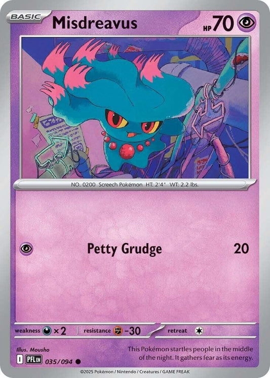 Image for Misdreavus (035/094) (ME02: Phantasmal Flames) - Pokemon