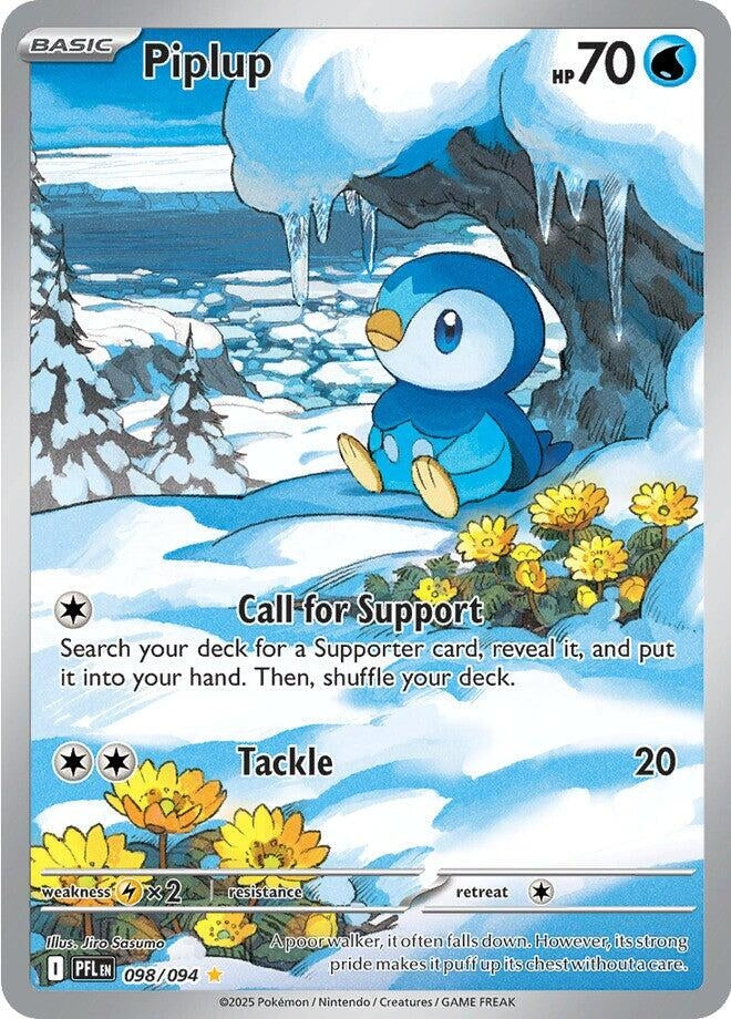 Image for Piplup (098/094) (ME02: Phantasmal Flames) - Pokemon
