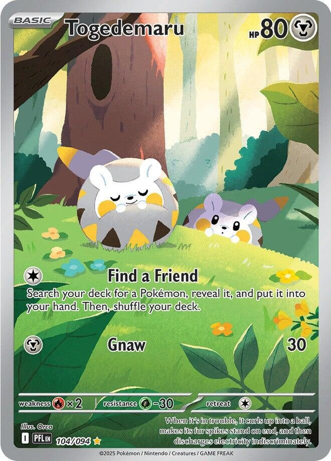Image for Togedemaru (104/094) (ME02: Phantasmal Flames) - Pokemon