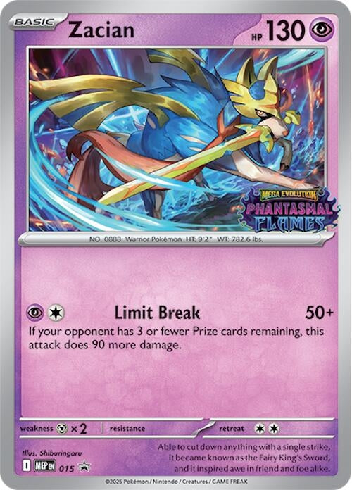 Image for Zacian - 015 (015) (ME: Mega Evolution Promo) (MEP) - Pokemon