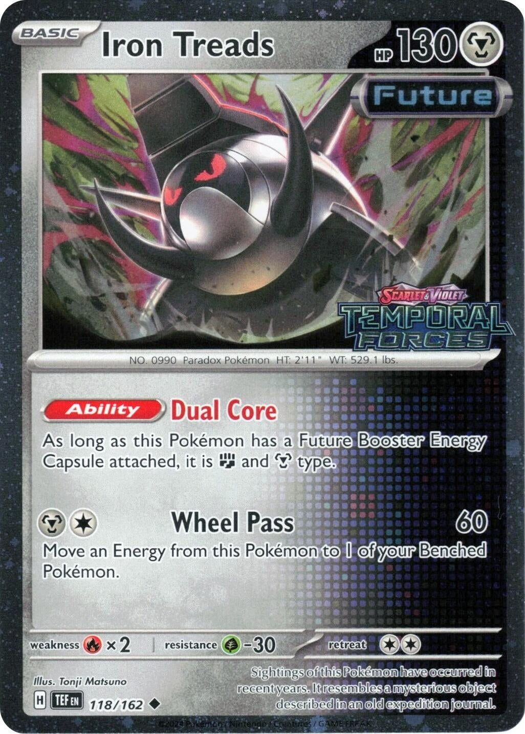 Iron Treads (Temporal Forces Stamped) (118/162) (Miscellaneous Cards & Products)