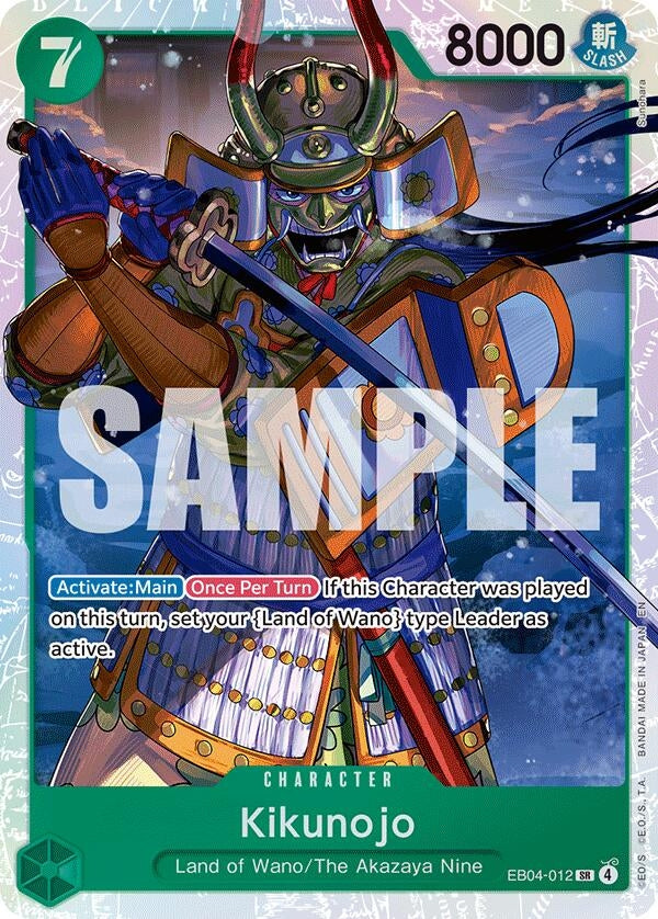 Image for Kikunojo - EB04-012 (EB04-012) (The Azure Sea's Seven) (OP14) - One Piece Card Game