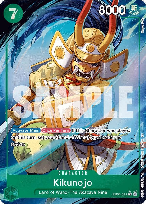 Image for Kikunojo - EB04-012 (Alternate Art) (EB04-012) (The Azure Sea's Seven) (OP14) - One Piece Card Game