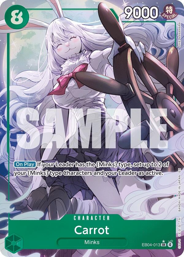 Image for Carrot (Alternate Art) (EB04-013) (The Azure Sea's Seven) (OP14) - One Piece Card Game