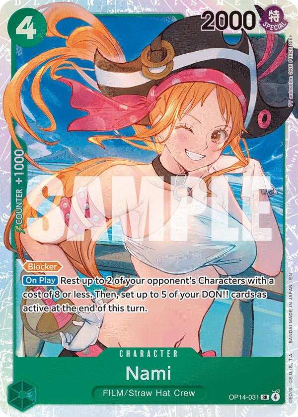 Image for Nami (OP14-031) (The Azure Sea's Seven) (OP14) - One Piece Card Game
