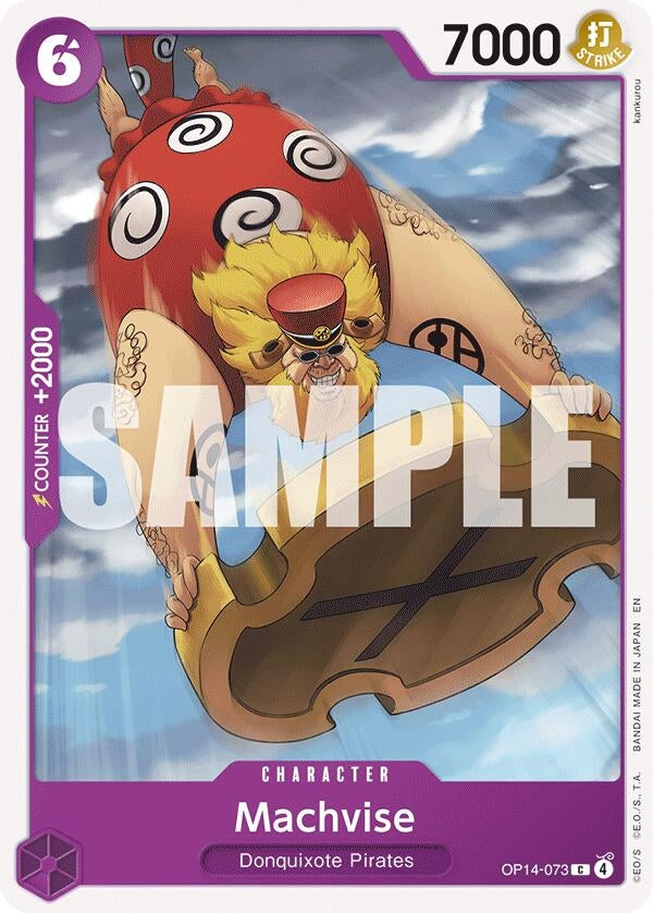 Image for Machvise (OP14-073) (The Azure Sea's Seven) (OP14) - One Piece Card Game
