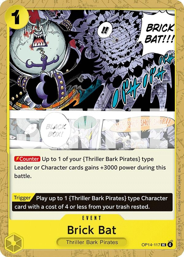Image for Brick Bat (OP14-117) (The Azure Sea's Seven) (OP14) - One Piece Card Game