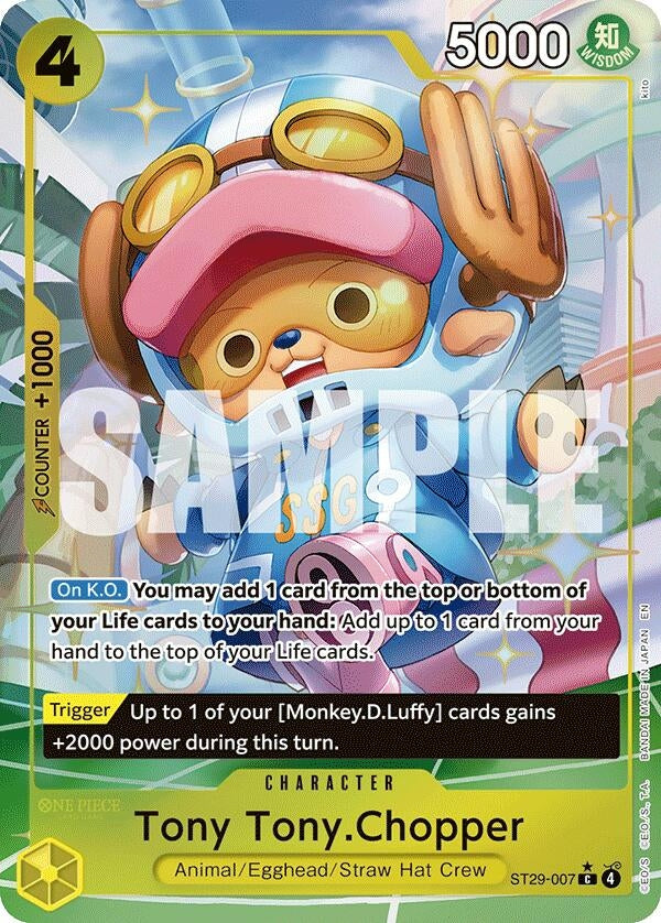 Tony Tony.Chopper (Full Art) (ST29-007) (ST-29: Starter Deck 29 Egghead)