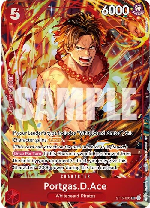 Portgas.D.Ace (Illustration Box Vol.5) (ST15-005) (One Piece Promotion Cards)