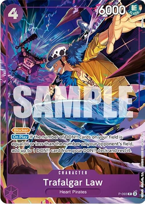Trafalgar Law (Illustration Box Vol.6) (P-093) (One Piece Promotion Cards)