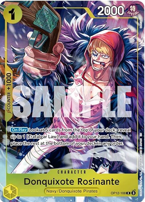 Donquixote Rosinante (Illustration Box Vol.6) (OP12-108) (One Piece Promotion Cards)
