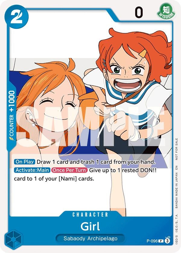 Girl (OP14 Release Event) (P-096) (One Piece Promotion Cards)