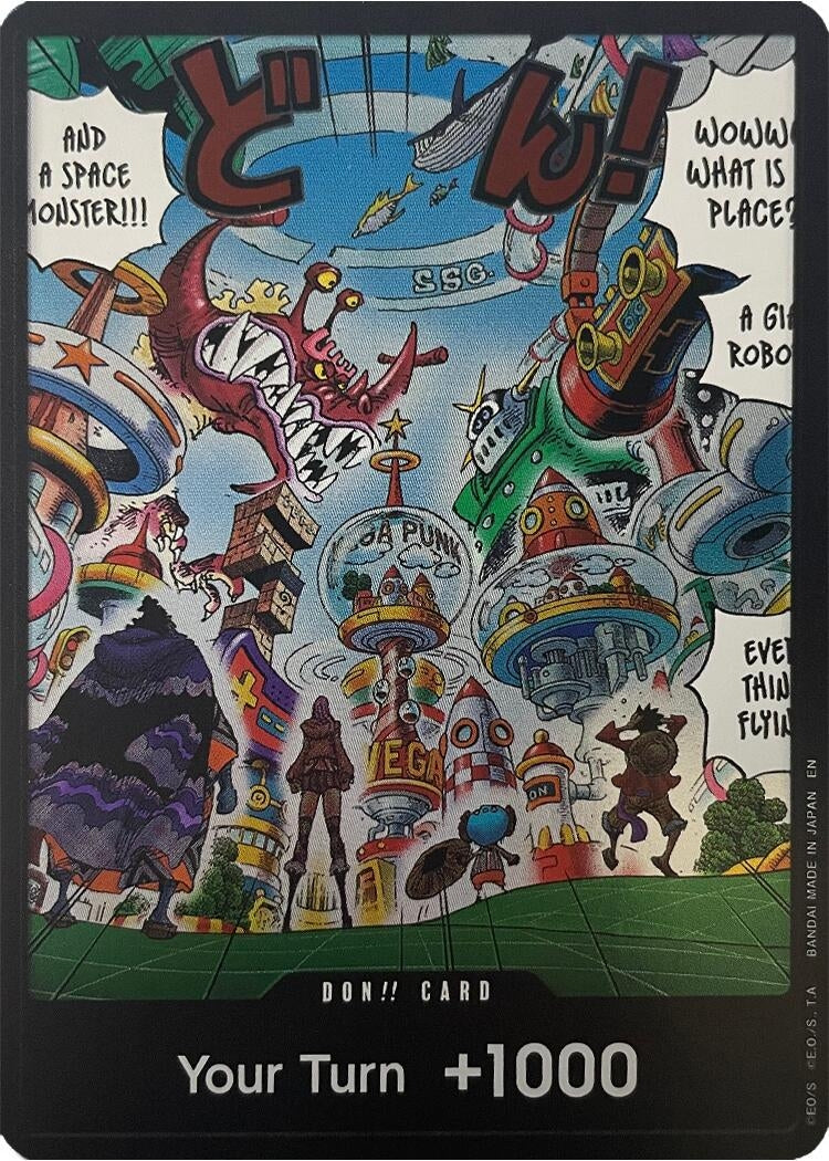 Image for DON!! Card (Egghead) (The Azure Sea's Seven) (OP14) - One Piece Card Game