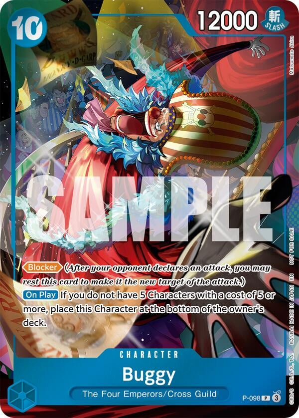 Buggy (Event Pack Vol. 8) (P-098) (One Piece Promotion Cards)