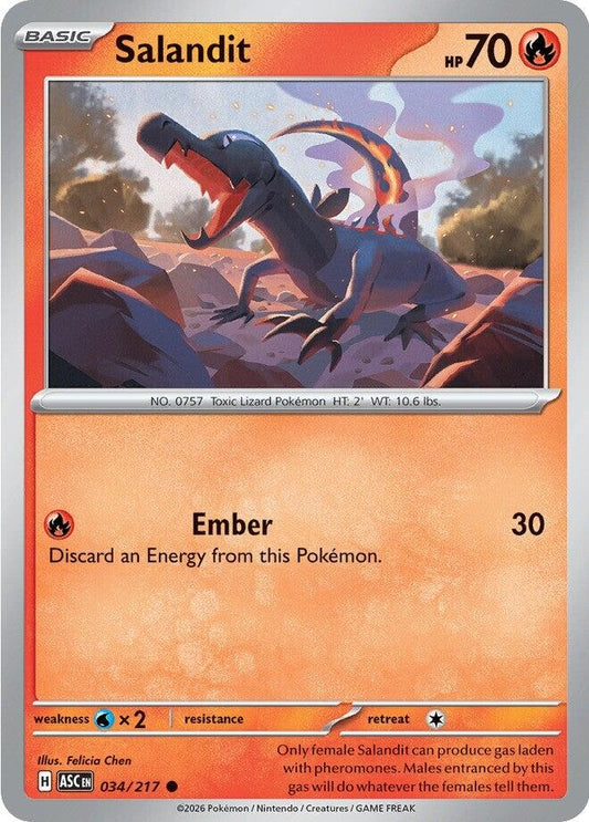 Image for Salandit (034/217) (ASC) - Pokemon