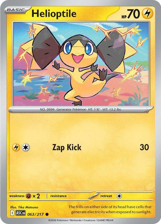 Image for Helioptile (063/217) (ASC) - Pokemon