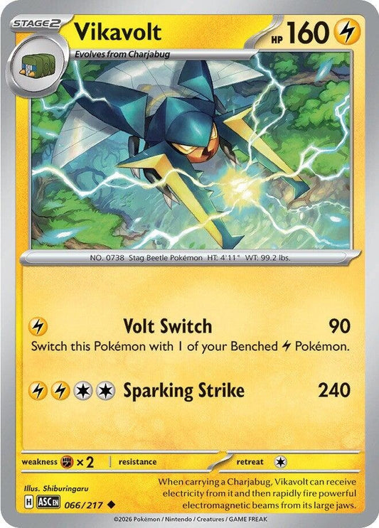 Image for Vikavolt (066/217) (ASC) - Pokemon