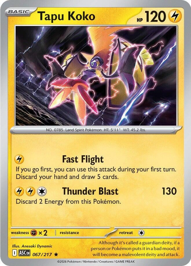 Image for Tapu Koko (067/217) (ASC) - Pokemon