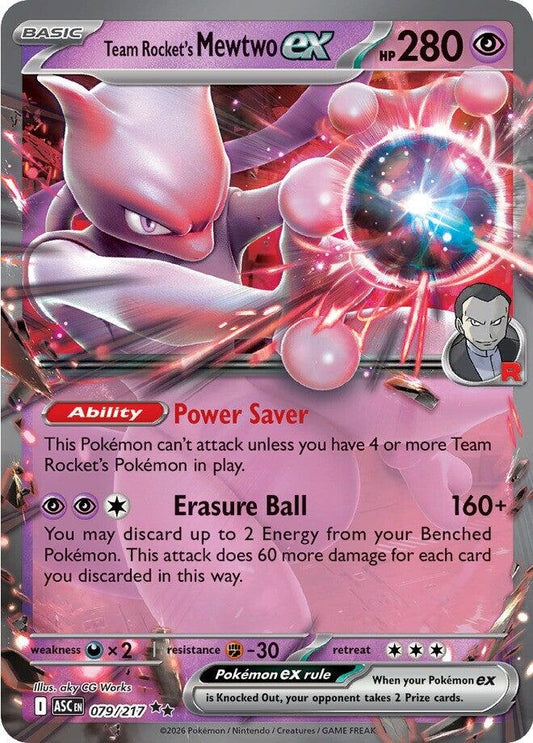 Image for Team Rocket's Mewtwo ex (079/217) (ASC) - Pokemon