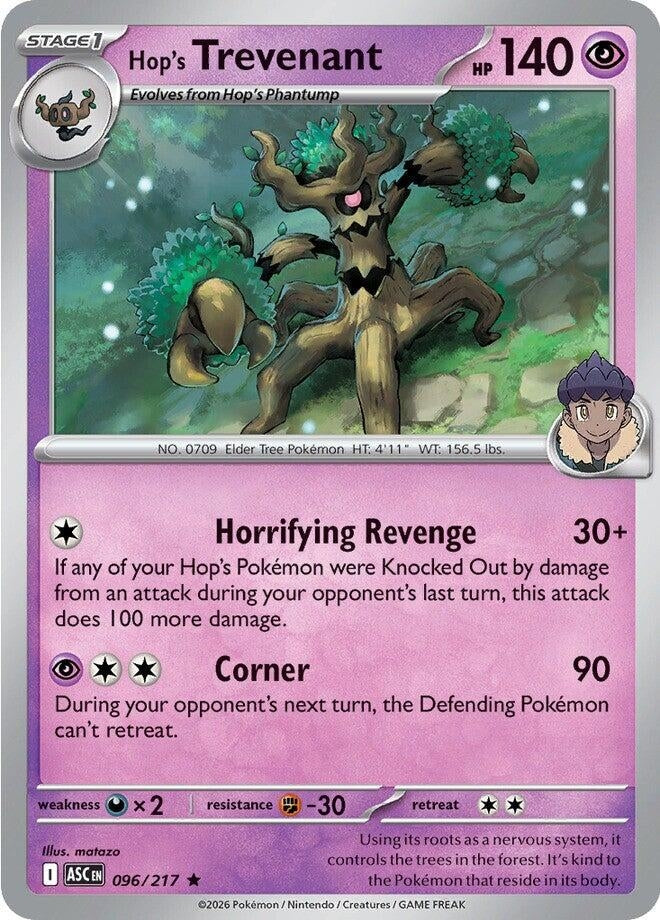 Image for Hop's Trevenant (096/217) (ASC) - Pokemon