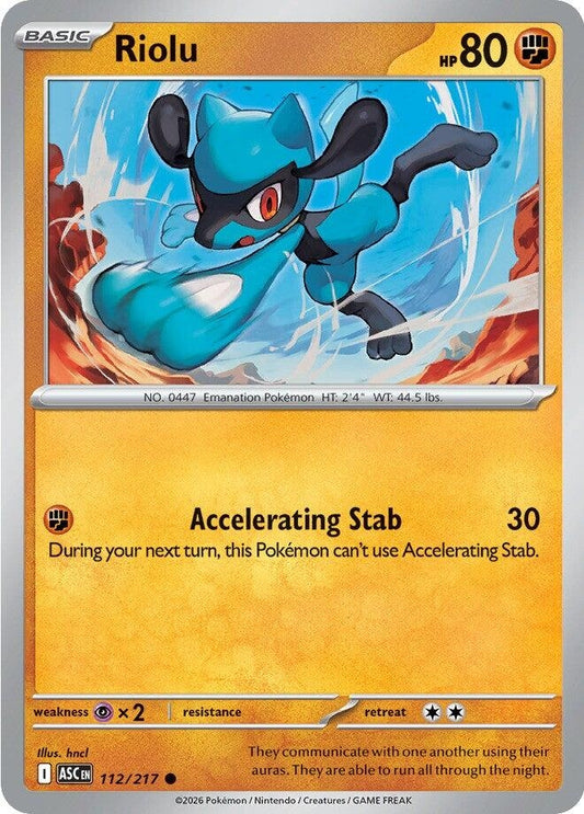 Image for Riolu (112/217) (ASC) - Pokemon